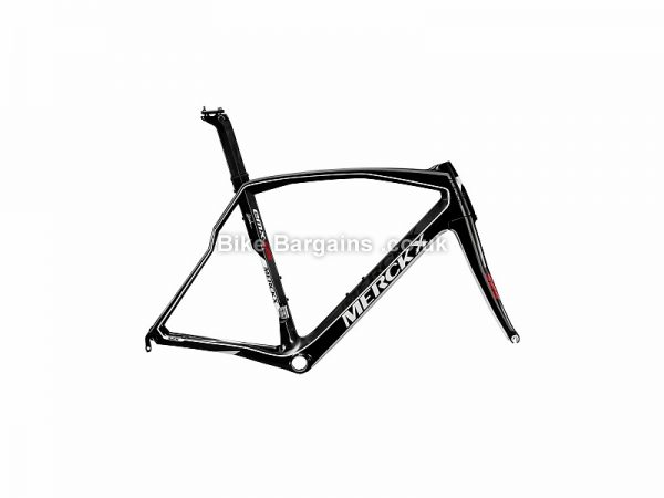 Eddy Merckx EMX 525 Carbon Caliper Road Frameset 2016 XXL, Black, White, Carbon, 1838g, Caliper Brakes, 700c