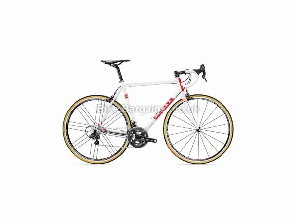 Eddy Merckx Roubaix 70 Chorus Steel Road Bike 2016 58cm, Red, White, Steel, Calipers, 11 speed, 700c