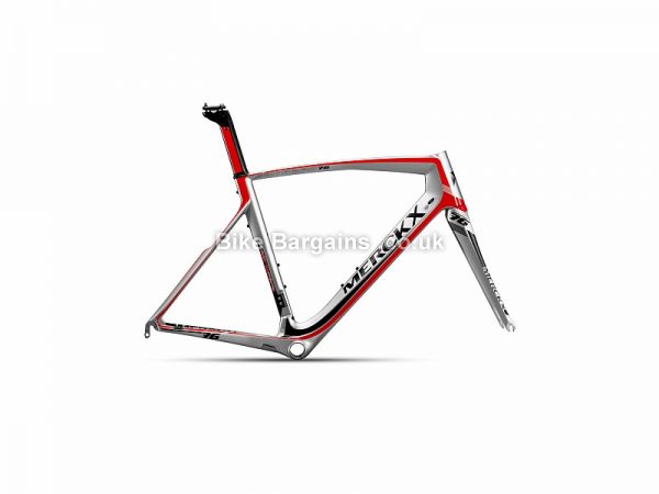 Eddy Merckx San Remo 76 Carbon Caliper Road Frameset 2016 XL, Black, Grey, Silver, Carbon, 1380g, Caliper Brakes, 700c
