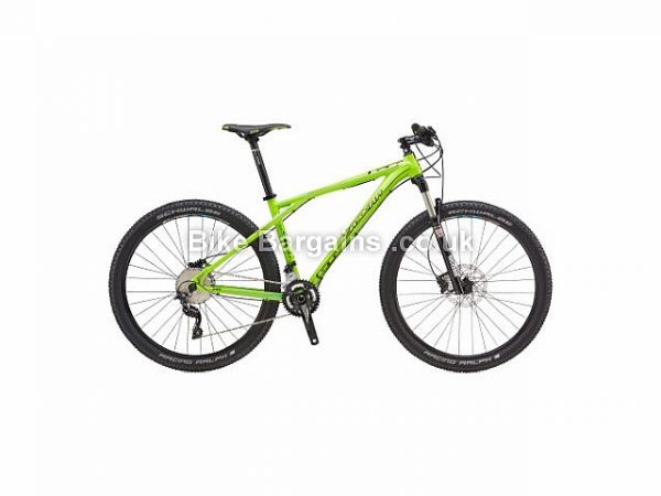 GT Zaskar Comp 27.5" Alloy Hardtail Mountain Bike 2016 M, Grey, Green