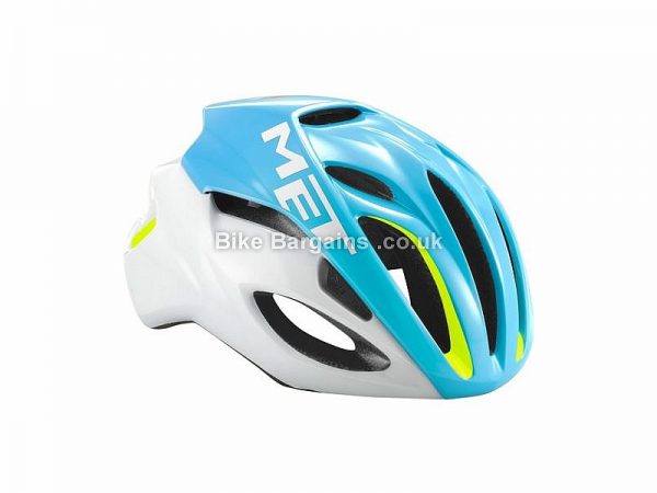 MET Rivale Road Helmet 2017 S, Black, Blue, Grey, 230g, 16 vents