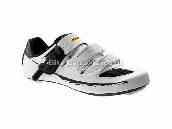 Mavic Ksyrium Elite II Maxi Fit Carbon Road Shoes 40, 41, White, Black