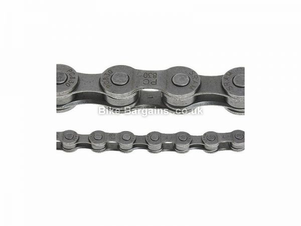 SRAM PC830 8 Speed Road MTB Chain Silver, 7 or 8 Speed, 114 links, 309g,