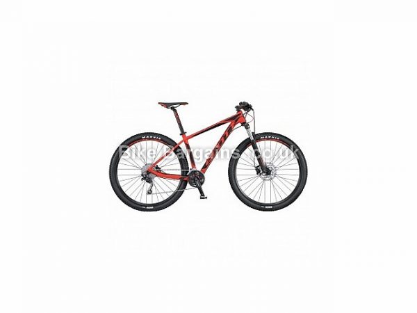 Scott Scale 970 29" Alloy Hardtail Mountain Bike 2016 M, Red, Black