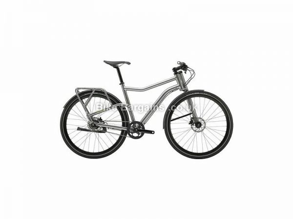 Cannondale Contro 2 Alloy Hybrid City Bike 2016 M, Silver, Alloy, 700c, 8 speed, Disc, Hardtail
