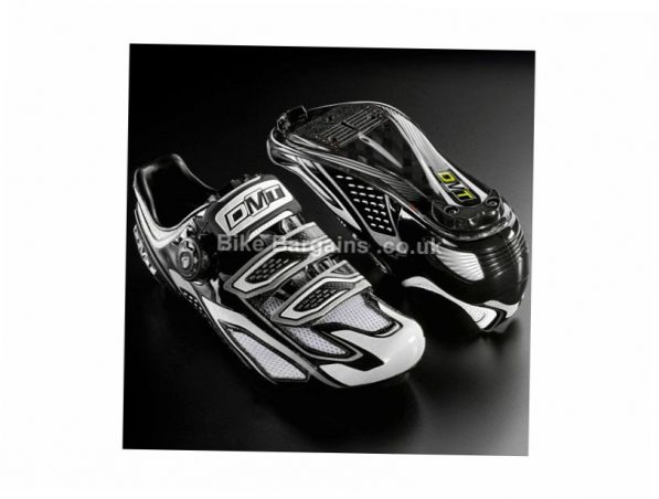 DMT Hydra Carbon Look Boa Road Cycling Shoes 37, Black, White, Red
