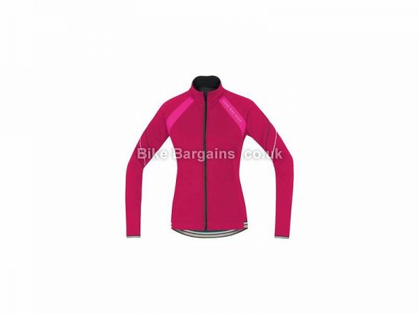 Gore Bike Wear Power 2.0 Ladies Windstopper Softshell Jacket 36, Blue, Pink, Women's, Long Sleeve