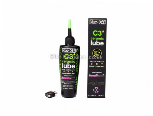 Muc-Off C3 Dry Ceramic Lube 120ml Bottle 120ml - dry conditions only