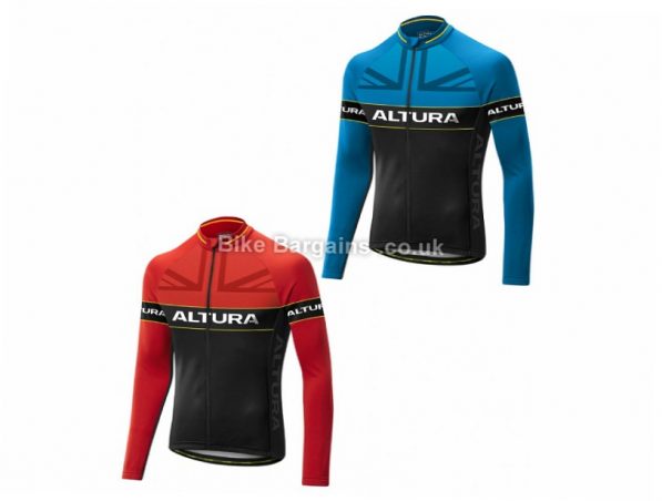 Altura Sportive Team Long Sleeve Jersey 2017 XL, Red, Blue