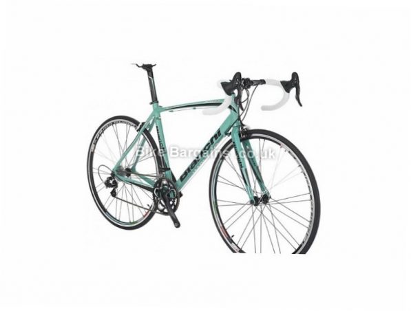 Bianchi Impulso Veloce Alloy Road Bike 2017 55cm, Turquoise, Alloy, 10 speed, Calipers, 700c