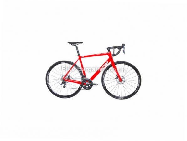 Eastway Zener D3 Tiagra Carbon Disc Road Bike 2017 52cm, Red, Carbon, Disc, 10 speed, 700c, 9.63kg
