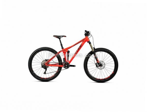 Cube Sting WLS 140 SL Ladies 27.5" Alloy Full Suspension Mountain Bike 2016 46cm, 27.5", Alloy, Red