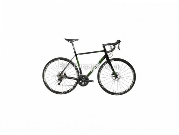 Eastway Zener AL D1 105 Alloy Disc Road Bike 2017 52cm, Black, Green, Alloy, Disc, 11 speed, 700c, 10.21kg