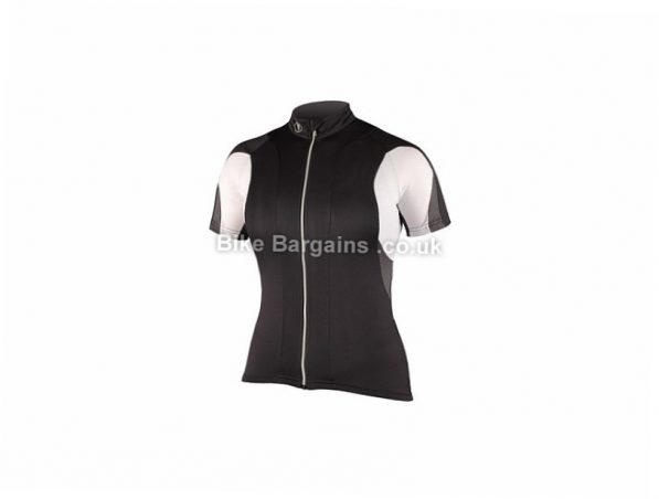 Endura FS260 Pro Ladies Short Sleeve Jersey 2016 L,XL, Black, White