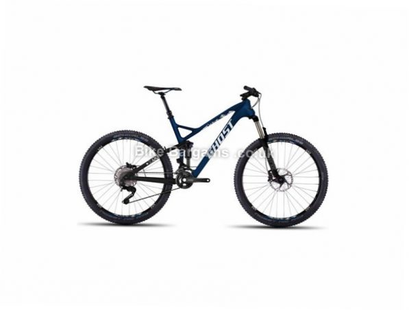 Ghost SL AMR LC 4 27.5" Carbon Full Suspension Mountain Bike 2016 19", 27.5", Blue, White, 22 Speed, Carbon