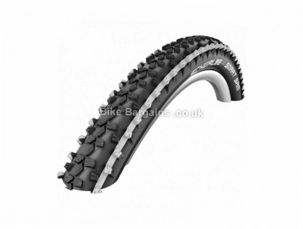 Schwalbe Smart Sam Kevlar Guard MTB Tyre Wire, 27.5", 2.25", Black, White