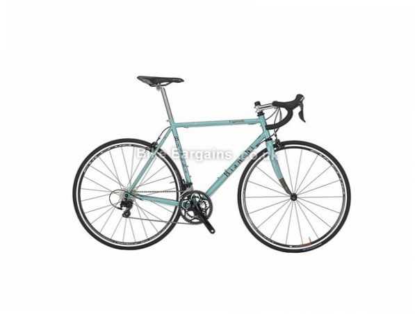 Bianchi Vigorelli 105 Compact Road Bike 2017 53cm, Turquoise, Steel, 11 speed, Calipers, 700c