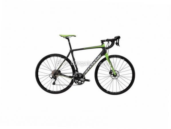 Cannondale Synapse Carbon 105 5 Disc Road Bike 2017 56cm, Black, Green, Carbon, Disc, 11 speed, 700c, 9.7kg