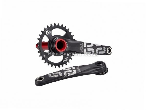 E Thirteen TRS Race AM Direct Mount Single Chainset 175mm, 32t, 34t, 36t, Black, Alloy, 10 speed, Single Chainring, MTB, 526g 