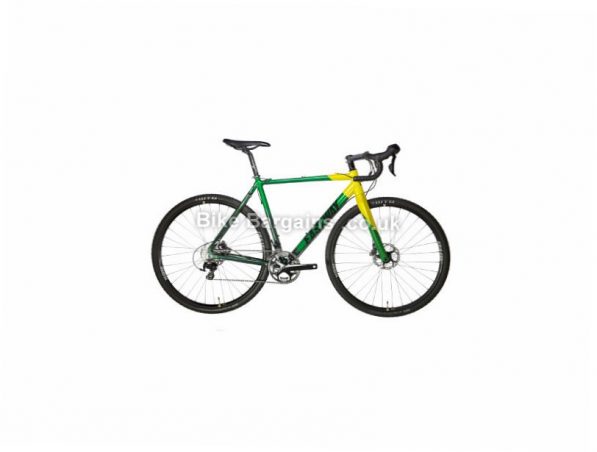 Eastway Balun C2 105 Cyclocross Bike 2017 56cm, Green, Yellow, 700c