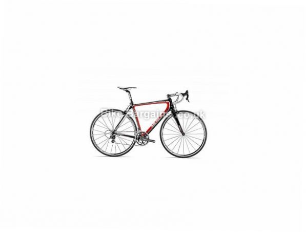 Eddy Merckx EMX 3 Centaur Road Bike 48cm, Black, Red, Carbon, Calipers, 11 speed, 700c