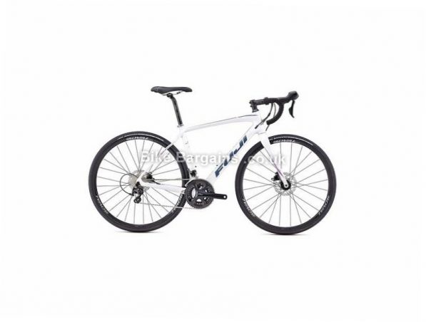 Fuji Brevet 2.1 Disc Ladies Carbon Road Bike 2017 53cm, White, Ladies, Carbon, Disc, 11 speed, 700c, 8.98kg
