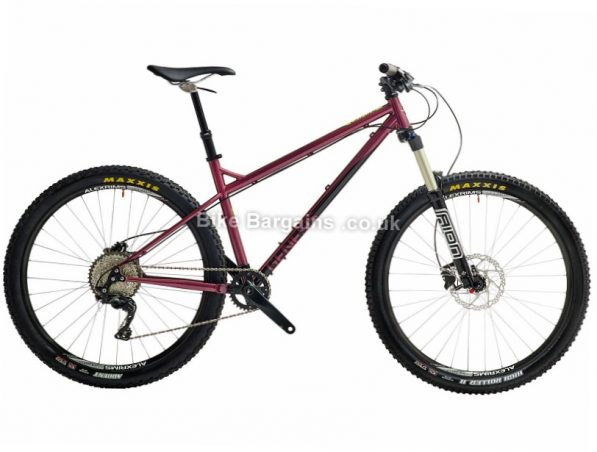Genesis Latitude 27.5" Steel Hardtail Mountain Bike 2017 S, Red