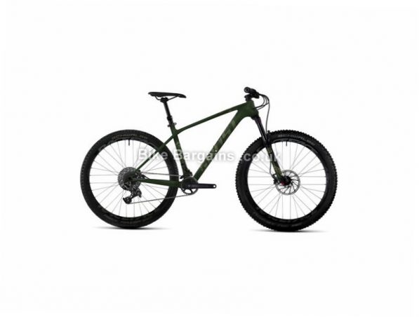 Ghost Asket 5 27.5" Carbon Hardtail Mountain Bike 2017 27.5", 16", 11 Speed, Carbon, 130mm, Green
