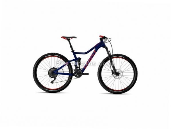 Ghost DRE AMR 4 Ladies 27.5" Alloy Full Suspension Mountain Bike 2017 27.5", 18", Blue, Red, 22 Speed, Alloy, 130mm