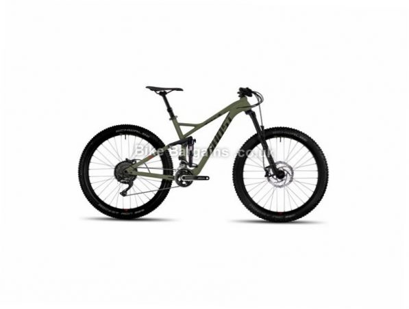 Ghost H AMR 6 AL 27.5" Alloy Full Suspension Mountain Bike 2017 27.5", 19", 20", Black, Red, 22 Speed, Alloy, 140mm
