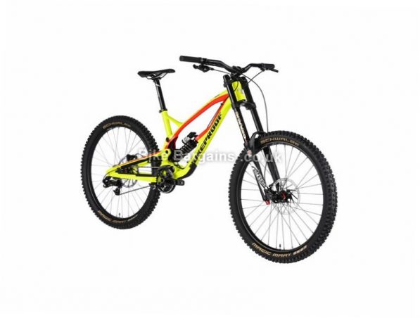 Nukeproof Pulse Comp DH Custom Build 27.5" Alloy Full Suspension Mountain Bike 2017 27.5", 16", Yellow, Red, 10 Speed, Alloy,