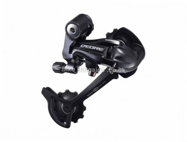 Shimano Deore M591 9 Speed Rear Mech Long Cage, Silver, Black, 9 Speed