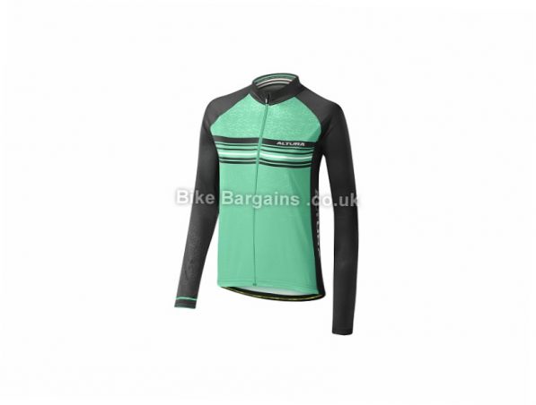 Altura Ladies Sportive Team Long Sleeve Jersey 8, Black, Turquoise