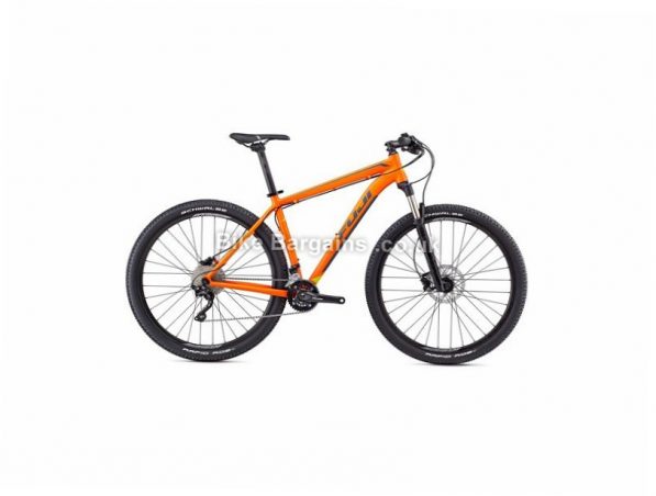 Fuji Tahoe 1.5 29" Alloy Hardtail Mountain Bike 2017 700c, 17", Orange, Grey