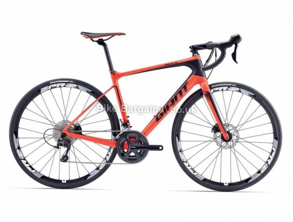 Giant Defy Advanced 2 Carbon Disc Road Bike 2017 M,L, Red, Carbon, Disc, 11 speed, 700c