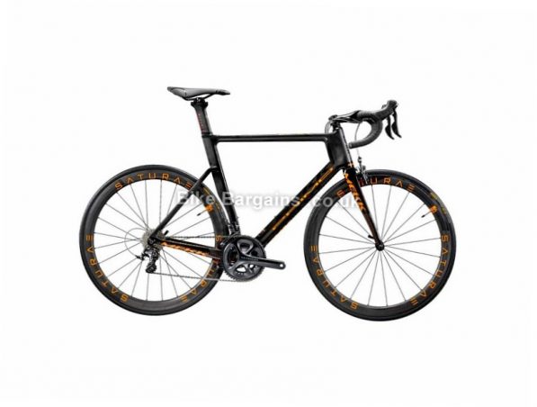 Mekk Primo 6.6 Carbon Road Bike 2018 50cm, Black, Orange, Carbon, 11 speed, Calipers, 700c, 8.5kg