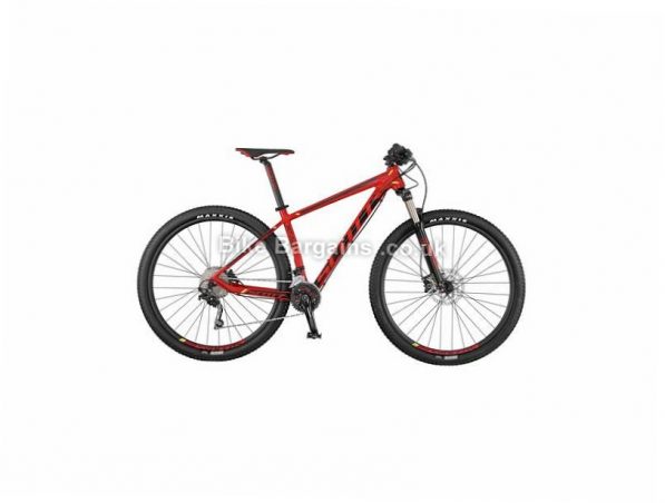 Scott Scale 970 Deore 29" Alloy Hardtail Mountain Bike 2017 M, Red, Black, 29"