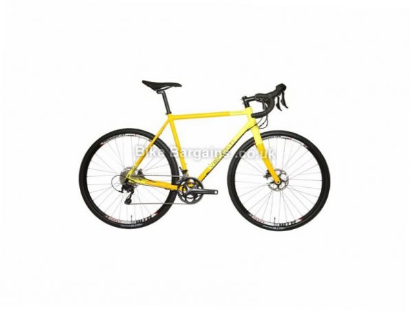 Verenti Substance II 105 Adventure Steel Disc Road Bike 2017 50cm, Yellow, Steel, Disc, 11 speed, 700c, 11.1kg