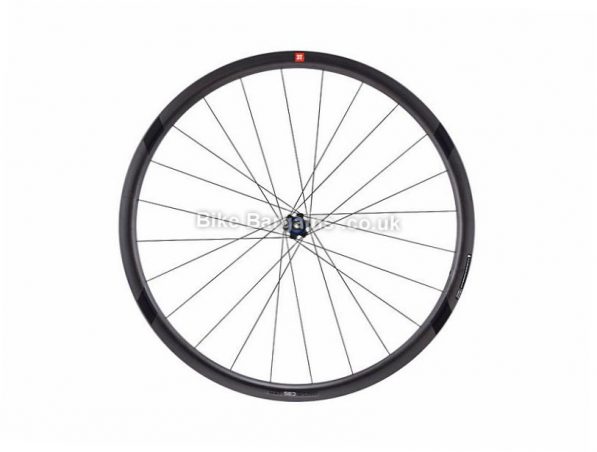3T Discus C35 LTD Carbon Stealth Front Road Wheel Shimano, 700c, Black, 9 Speed, 10 Speed, 11 Speed