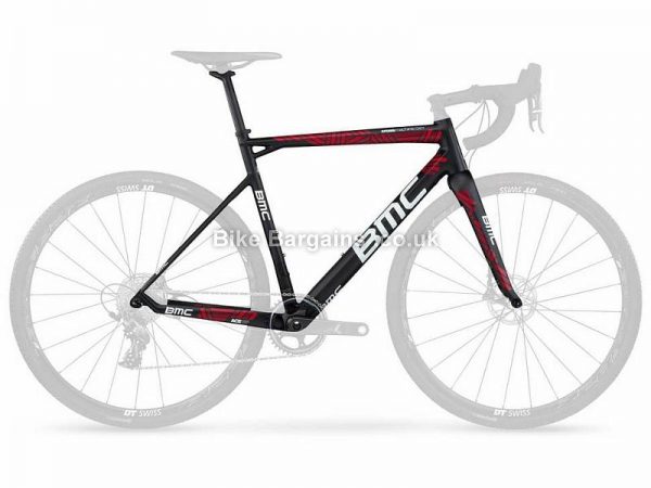 BMC Crossmachine CX01 Carbon Disc Cyclocross Frame 2017 51cm, Black, Red, Carbon, 1.54kg, Disc, 700c