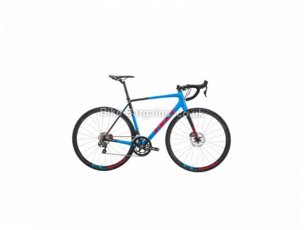 Felt FR2 Disc Ultegra Di2 Carbon Road Bike 2017 56cm, Black, Blue, Carbon, Disc, 11 speed, 700c