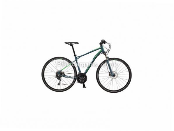 GT Transeo 1.0 Deore Alloy Hybrid City Bike 2017 S, Blue, Alloy, 700c, 9 speed, Disc, Hardtail