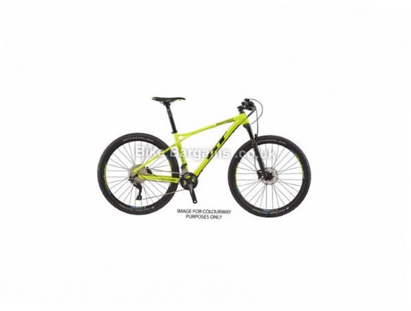 GT Zaskar Elite SLX 27.5" Carbon Hardtail Mountain Bike 2017 L, Yellow, 27.5"