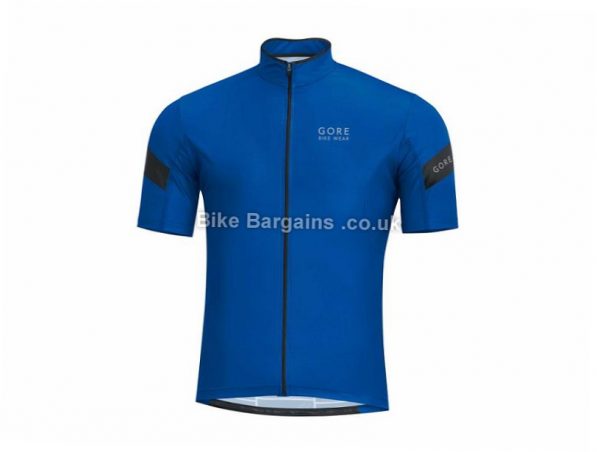 Gore Bike Wear Power 3.0 Short Sleeve Jersey XL, Blue, Black