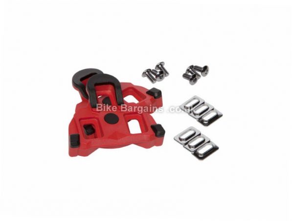 LifeLine Shimano Road Cleats Red, 4.5 Degrees