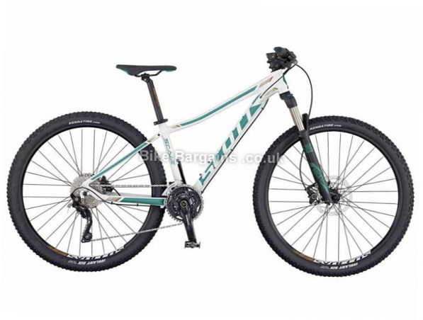 Scott Contessa Scale 720 Ladies XT 27.5" Alloy Hardtail Mountain Bike 2017 L, White, Green, 27.5", 13.1kg