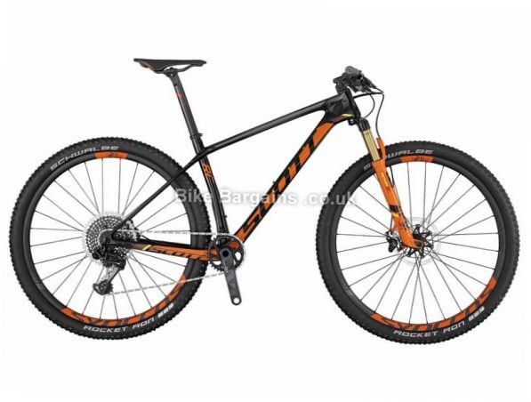 Scott Scale 900 RC SL XX1 29" Carbon Hardtail Mountain Bike 2017 XL, Black, Orange, 29", 8.6kg