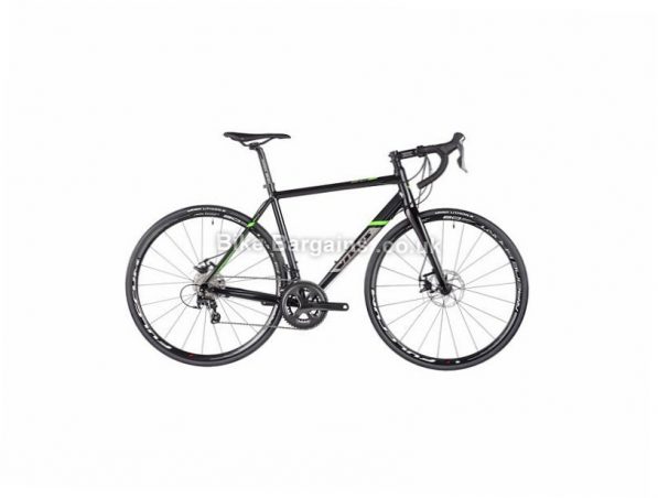 Vitus Bikes Zenium Disc Tiagra Alloy Road Bike 2017 50cm, Black, Green, Alloy, Disc, 10 speed, 700c, 9.15kg