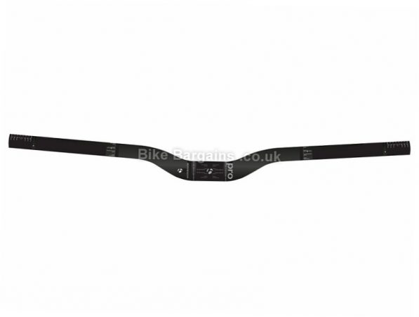 Bontrager Rhythm Pro Lowrise Carbon MTB Riser Handlebar 750mm, 31.8mm, Carbon, 220g, Black