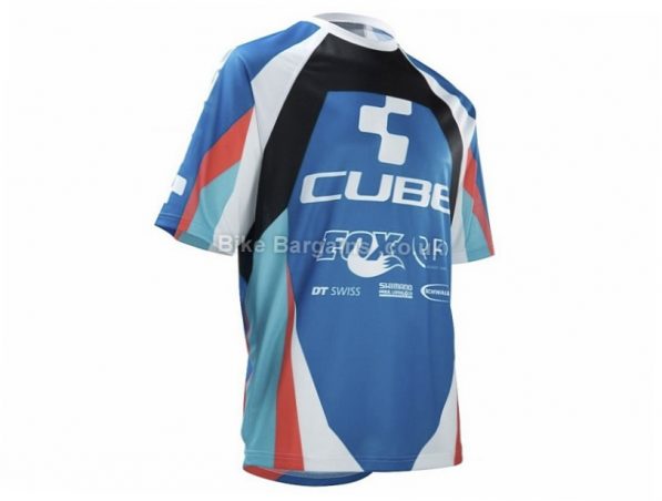 Cube Action Team Round Neck Signature Short Sleeve Jersey XL, Blue